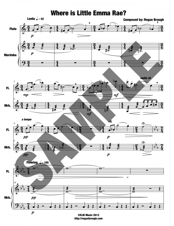Where is Little Emma Rae – Score